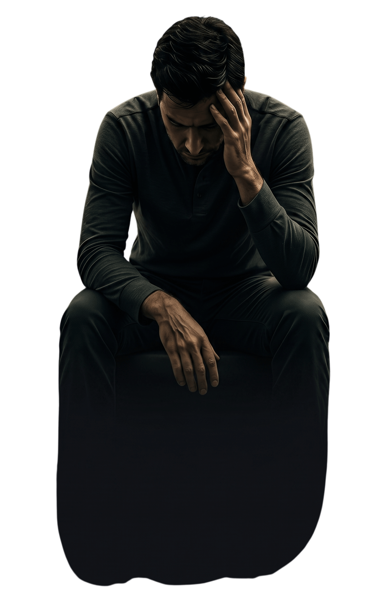 Modern Health Crisis — Tired man